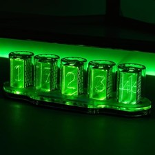 BRIMFORD Nixie Tube Clock Digital Clock Nixie Tube Clock Nixie Tube Style Table