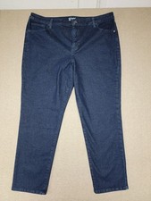 TERRA  SKY Jeans Women's Sz 20W Straight Dark Wash Stretch Denim 5-Pocket