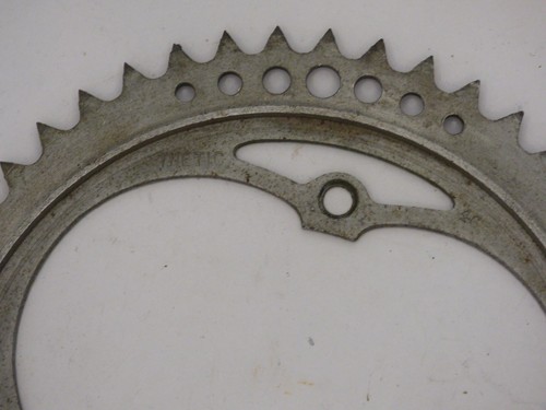VINTAGE THETIC OVAL STEEL CHAINRING 46 T - 116 BCD - NOS - VERY RARE - Picture 3 of 3