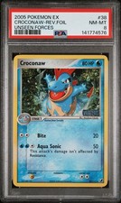 2005 Pokemon EX Unseen Forces # 38 Croconaw Reverse Foil PSA 8 Card NEW CERT! on eBay