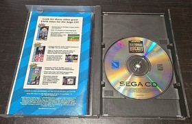ESPN National Hockey Night Sega CD 1994 CIB Complete Game Case & Manual
