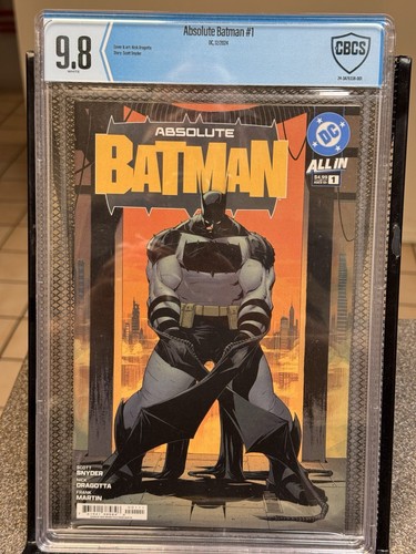 ABSOLUTE BATMAN #1 CBCS 9.8 White Pages 1st Print COVER A .IMO better than CGC - Picture 1 of 4