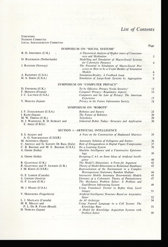 Current Topics in Cybernetics and Systems: Proceedings of the Fourth Internati.. - Picture 2 of 2