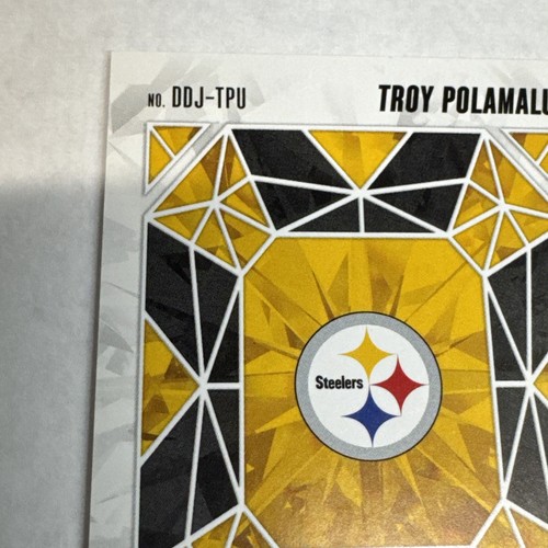 Troy Polamalu 2024 Absolute Draft Diamonds Jersey Patch #DDJ-TPU - Picture 11 of 11