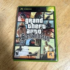Grand Theft Auto: San Andreas Microsoft Xbox W/ Manual (No Map) Tested EUC!