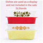 PAT.PEND Vintage Loaf Pan STAND Display Stand Pyrex Anchor NO DISHES