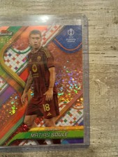 2024-25 Topps Finest Uefa Club Competitions  Matias Soule #37 Gold Refractor /50