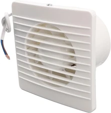 Fdit Exhaust Fan Wall Mounted, 4 Inch ABS Vent Fan High Speed through Wall Insta