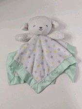 Child Of Mine Green White Stars Sheep Lamb Baby Security Blanket Lovey Carters