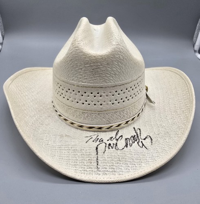 #ad ​🤠 Autographed Straw Cowboy Hat Western Express Inc. Made in Mexico $42.95
