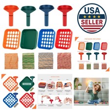 Deluxe Coin Sorting Set: 4 Color-Coded Trays & Tubes with 100 Coin Wrappers
