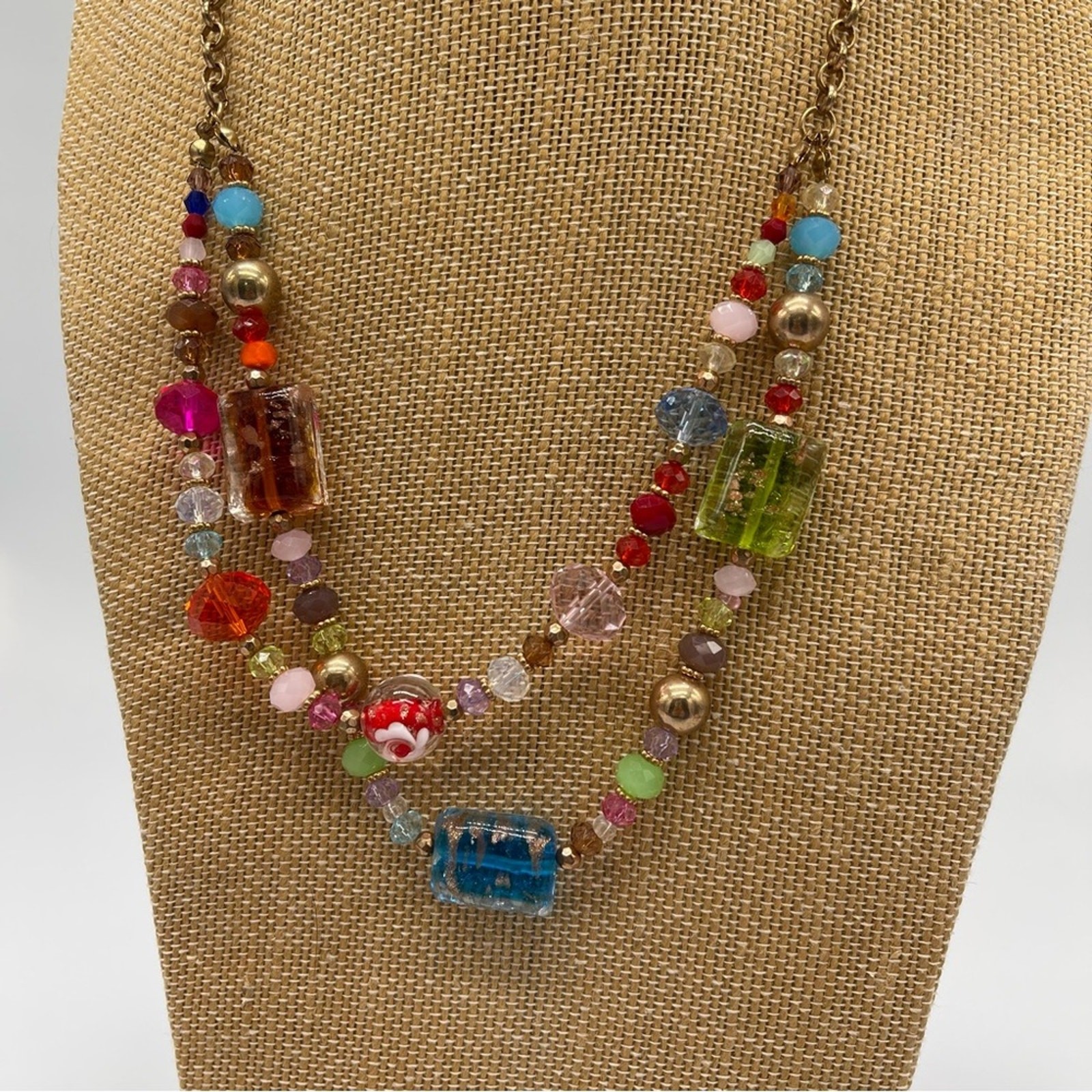 Two Layer Necklace. 22” Total Length - image 2