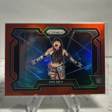 IYO SKY /299 RED PRIZM HOLO NUMBERED CARD WWE 2024
