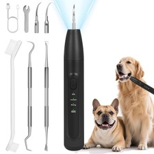 Dog Tooth Brushing Kit, Dog Teeth Cleaning Kit with Led Light, 3 Modes Dogs P...