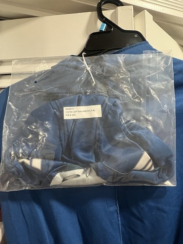 Marvel Captain America Costume Child Large 12-14 Muscle Suit Mask - Picture 7 of 7