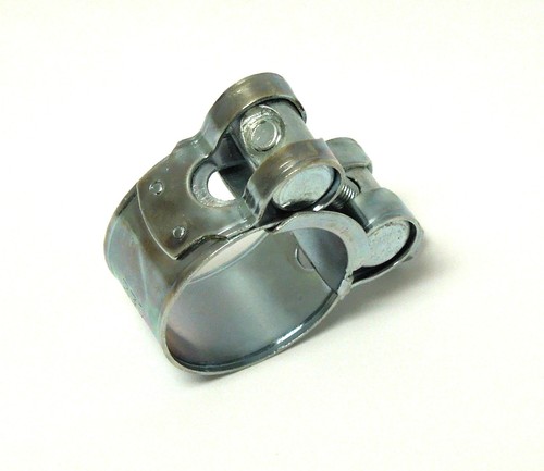One Bolt Hose Clamp T-Bolt Zinc Plated 26~28mm, 1-1/64" ~ 1-7/64" <HC905 - Picture 3 of 6
