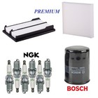 Tune Up Kit Air Cabin Oil Filters Spark Plugs For HONDA ACCORD V6 3.5L 2013-2017