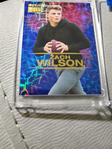 Zach Wilson 2021 SKYBOX METAL UNIVERSE CHAMPION S-6 PREMIUM STAR SAPPHIRE 66 /75 - Picture 10 of 16