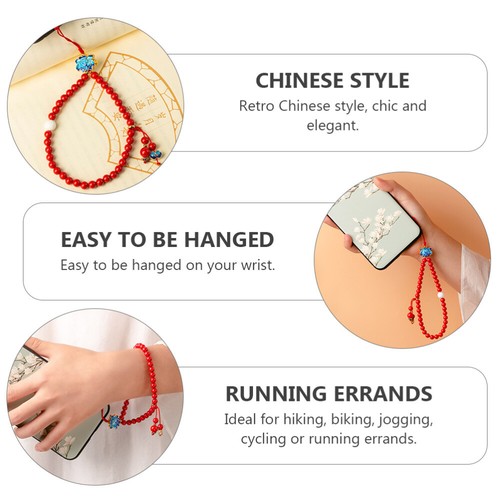 Handy Hülle Anhänger Fräulein Mobilfunkanhänger Armband Mit Handyanhänger - Zdjęcie 3 z 12