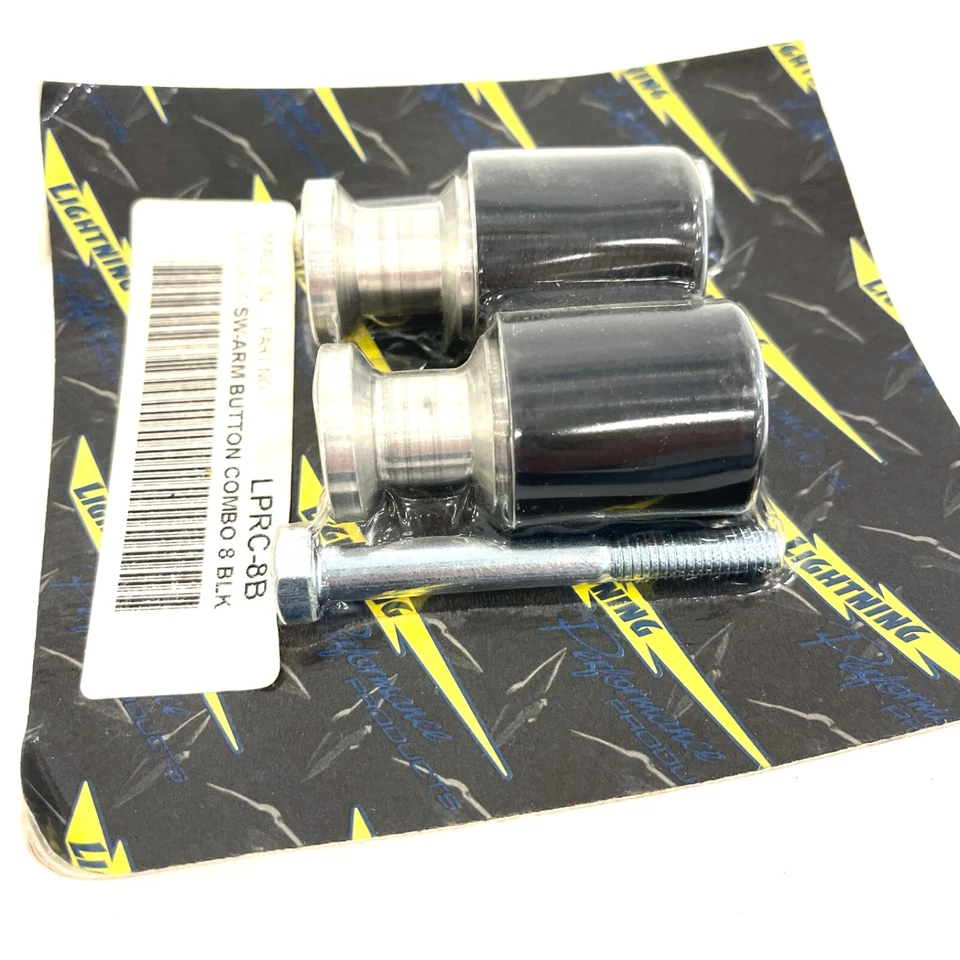 Combo de botones basculantes Lightning Performance Products 8 negro LPRC-8BL Foto 3 de 4