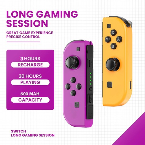 Wireless Gamepad (L)/(R) Game Controller For Nintendo Switch Joy-Con1-Pair - Picture 72 of 93