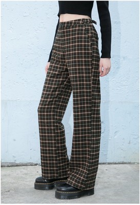 brandy melville red plaid pants