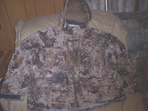Mens Camo Rain Coat Beretta Rain Jacket Non Insulated Waterproof Camo Jacket Med - Picture 3 of 8