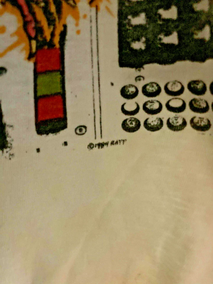 Camisa de concierto Ratt Vintage 1984 Ratt 'N' Roll World Tour Heavy Metal 1984 Foto 3 de 4