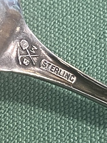Olympic Range Seattle Antique Mayer Bros 1 Sided Sterling Spoon   (S202) - Picture 10 of 14