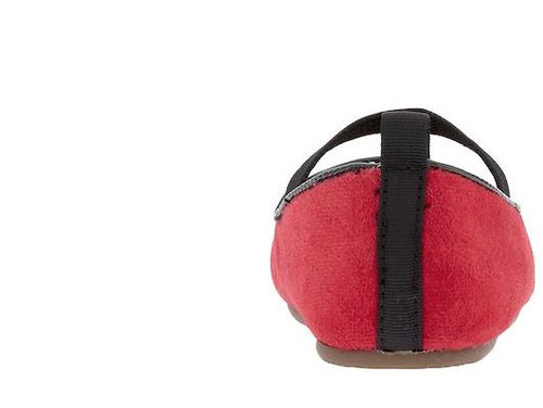 NWT Old Navy red slip on shoes slippers size 8 girls flats - Picture 2 of 2