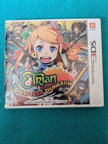 CIB With CD Book Etrian Mystery Dungeon Nintendo 3DS US Version English - Picture 9 of 24
