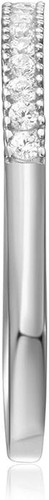 1/2 Ct High-Prong Solid 14k White Gold Engagement Wedding Anniversary Band Ring - Picture 3 of 3