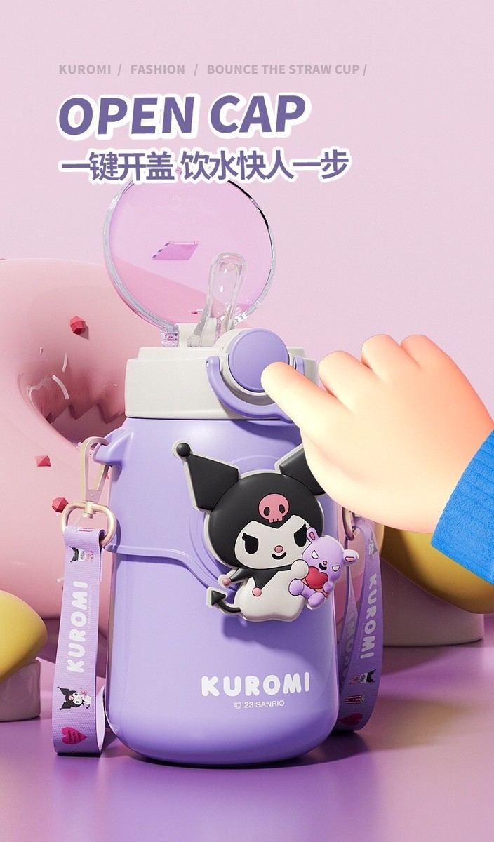 Sanrio Kuromi Kids Thermos Water Bottle Water Bottle Tea Coffee