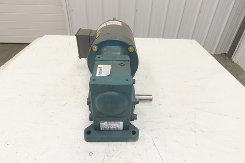 Dodge Baldor 17Q15R56 Gear Motor 15:1 Reducer 117 RPM 0.75Hp 230/460V 3PH LH 56C - Picture 5 of 10