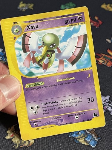 Cartas Pokémon Xatu 35/144 No Holo Raras Skyridge ITALIANAS - (MP+) - Imagen 2 de 8