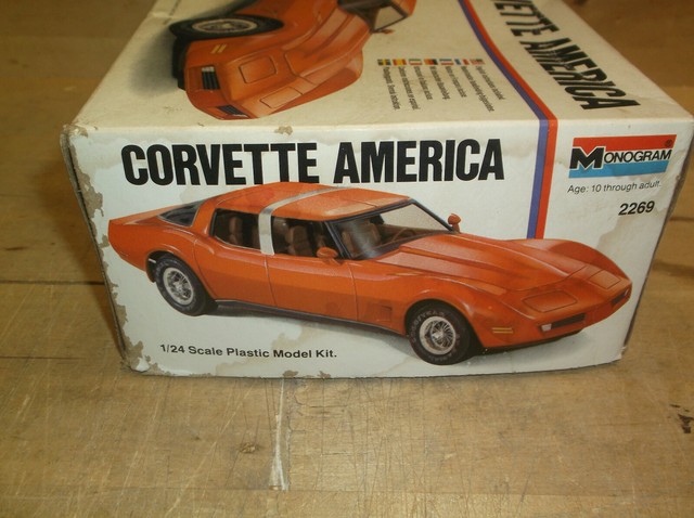 Monogram Chevy Corvette America 2269 4 Door Model Car Mountain Fs 1980