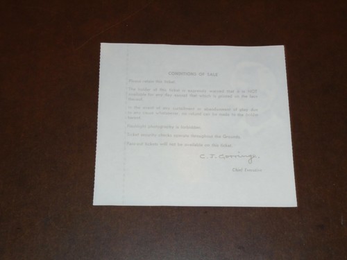 1990 WIMBLEDON TENNIS TICKET STUB TUESDAY JULY 6 - 第 2/2 張圖片