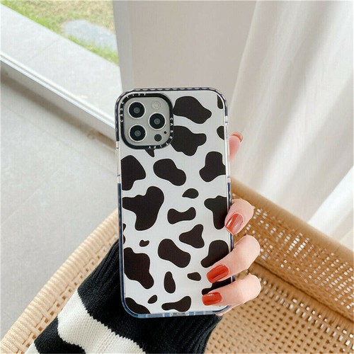 Phone Case Cow Cute Cartoon Floral For iPhone 12 11 Pro Max shockproof - Picture 4 of 14