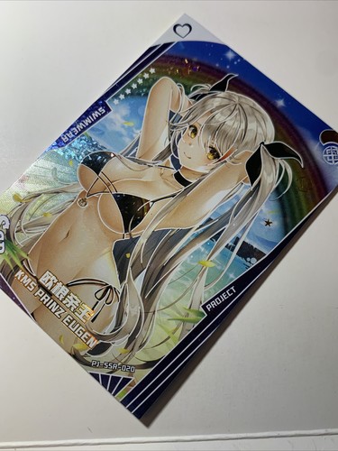 Prinz Eugen Azur Lane Maiden Swimsuit Sexy Goddess Story Anime Waifu Girl Card - Picture 3 of 7