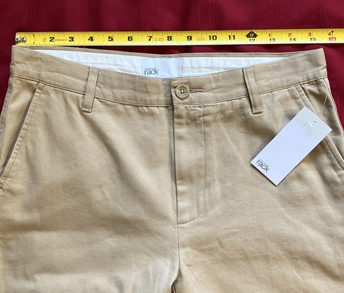NWT~Nordstrom Rack~Tan straight leg~100% Cotton~2Front/1 Back Pocket~Sz 18 Teen - Picture 6 of 9