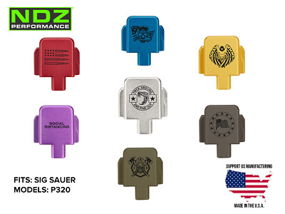 for Sig P320 Rear Slide Cover Plate Aluminum Black Laser Trending Images