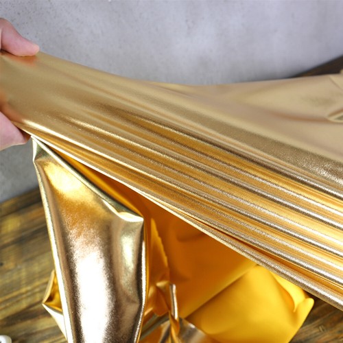 7 Colours Metallic Foil Mirror 4 way Stretch Spandex Dance Fabric 57" Wide - Picture 9 of 25
