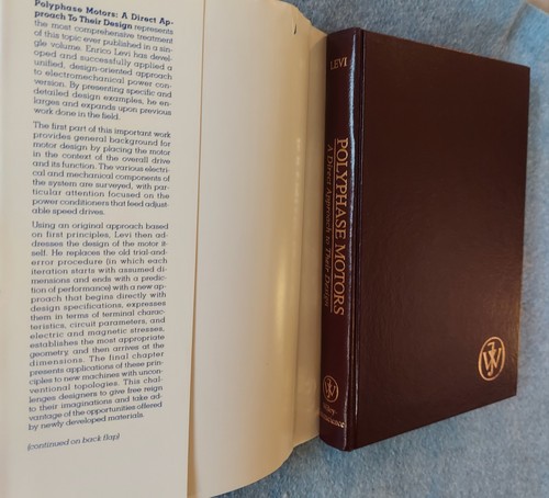 Polyphase Motors: Direct Approach to Their Design by Enrico Levi 1984 HBDJ - 第 4/14 張圖片