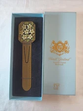 Floral Garland Austrian Crystal Bookmark in Box by Two's Company