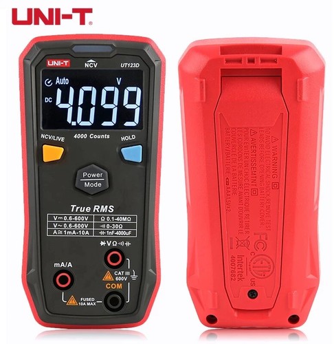UT123D Digital Multimeter KLEIN Taschengröße AC/DC 600V NCV AUTO RANGE TRUE RMS - Bild 4 von 5