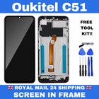 Oukitel C51 Wymienny szklany wyświetlacz dotykowy LCD w ramce, wysyłka 24h