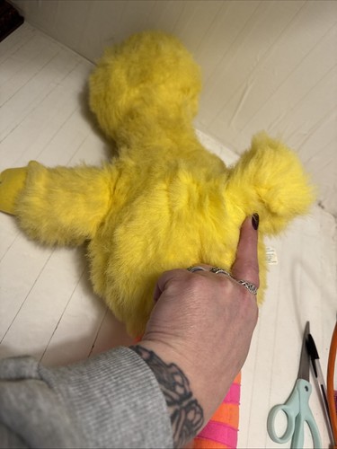 VTG 1992 Hasbro Sesame Street BIG BIRD Pull String Talking 22” Plush Works - Picture 16 of 23