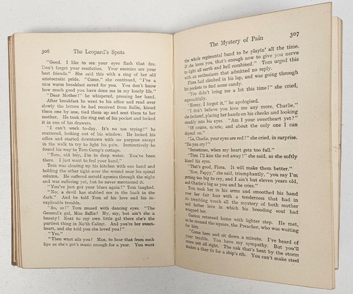 The Leopard's Spots by Thomas Dixon 1902 Hardcover Antique Illus C. D. Williams - Foto 8 di 8