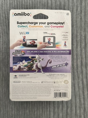 MewTwo Amiibo - Super Smash Bros. Nintendo Switch Sealed - Picture 3 of 3