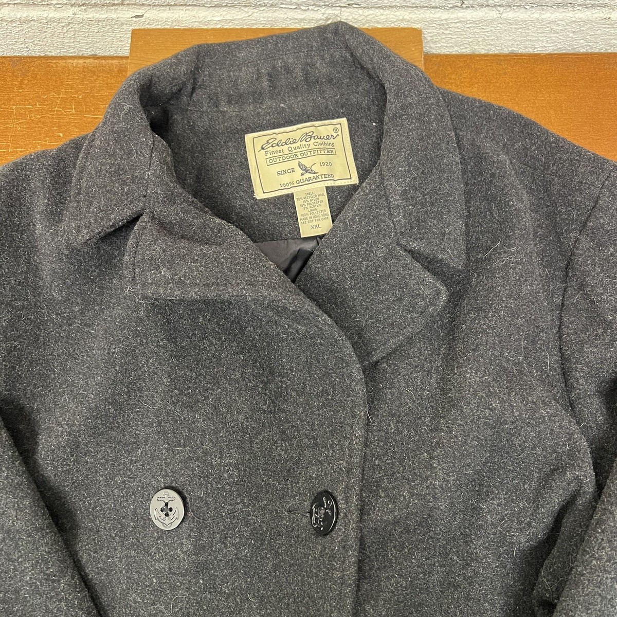 Eddie Bauer グレー ウールピーコート s-l400.jpg